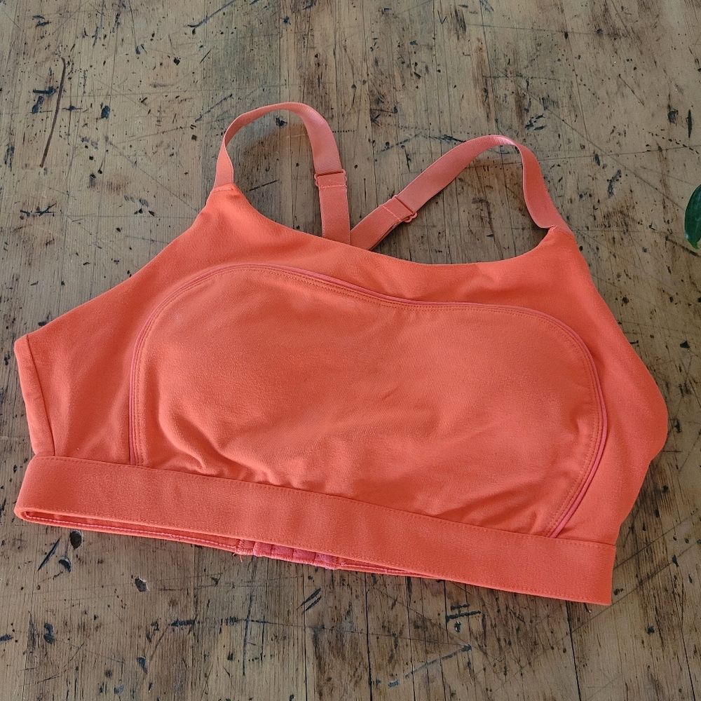 Fabletics Orange Sports Bra